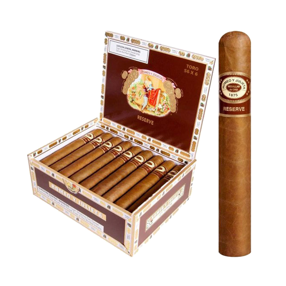 Xì gà Romeo y Juileta Reserve Toro - Hộp 27 điếu Xì gà Romeo y Juileta Reserve Toro - Hộp 27 điếu