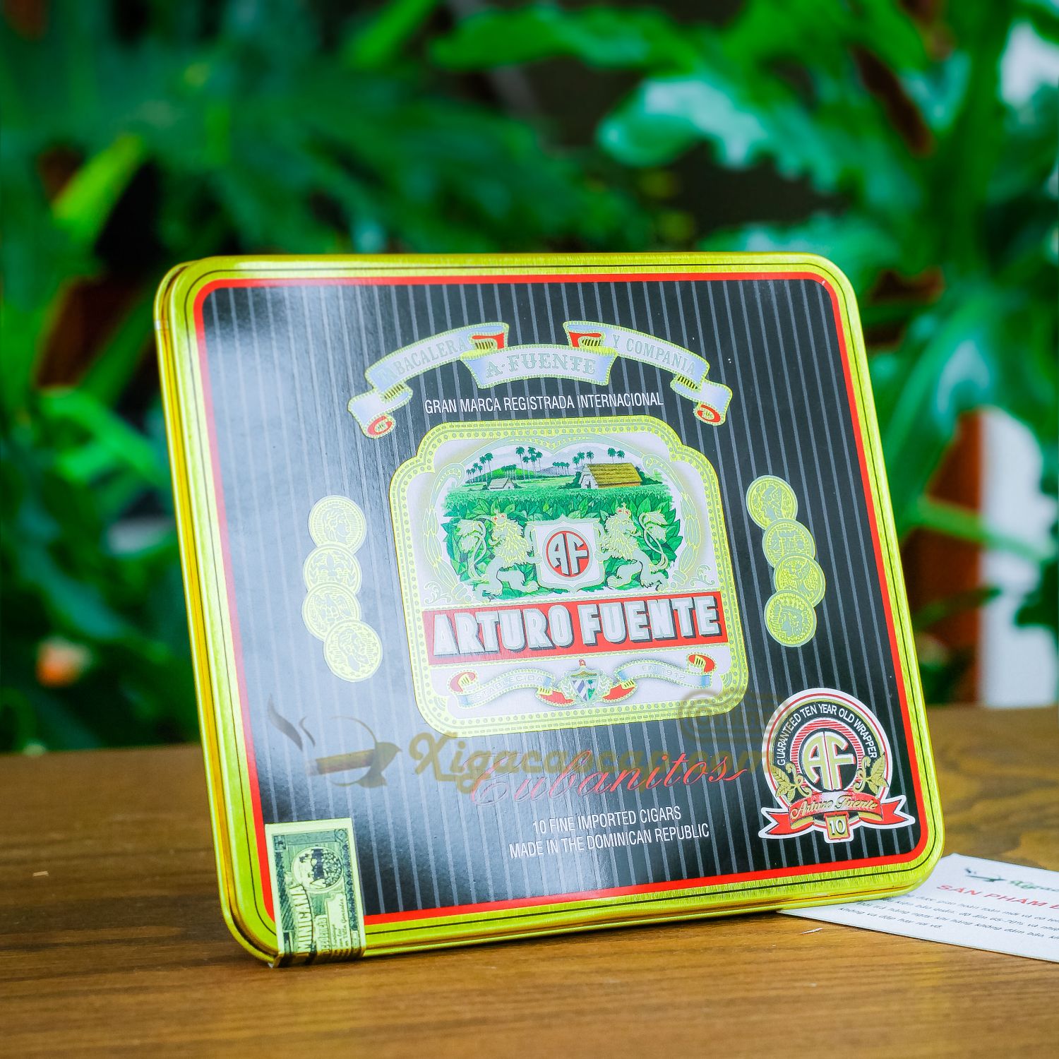 xì gà mini hộp thiếc 10 điếu Arturo Fuente